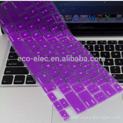 Colorful Silicone Keyboard Cover For Mac Air 13 Pro 13 15 Protector Sticker Film keyboard skin